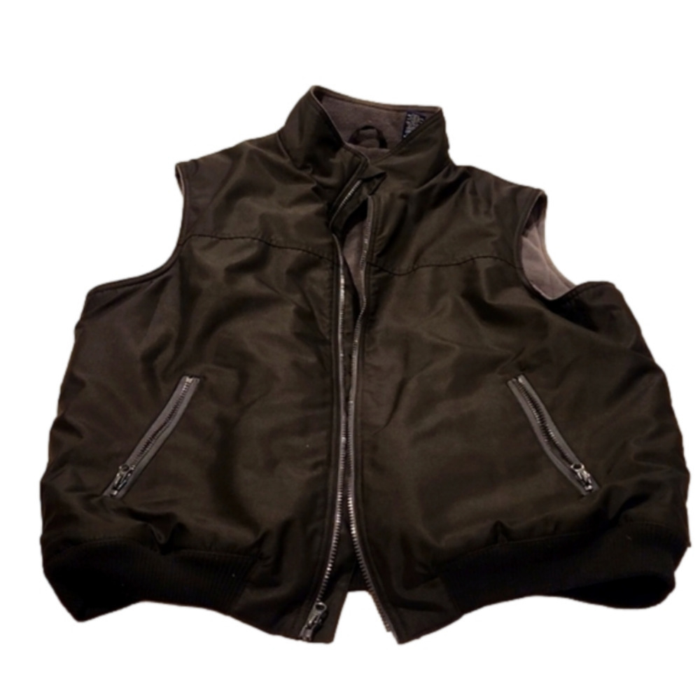 Chaps fleece lined sip front mens vest XL